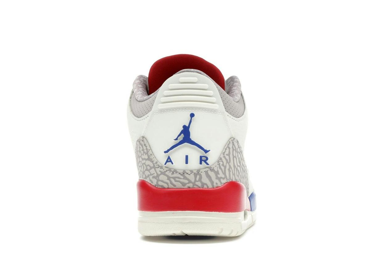 Jordan 3 Retro International Flight 136064-140 Sail Sport Royal Light Bone Fire Red - savito