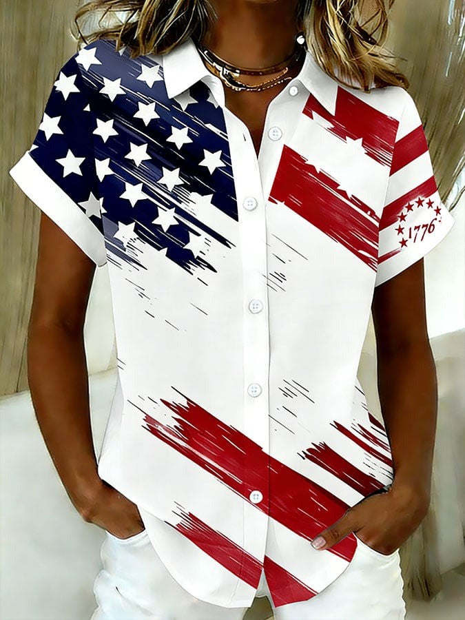 USA 250Th Anniversary 1776 Hawaiian Shirt 4Th Of July Clothing Independence Day Gift