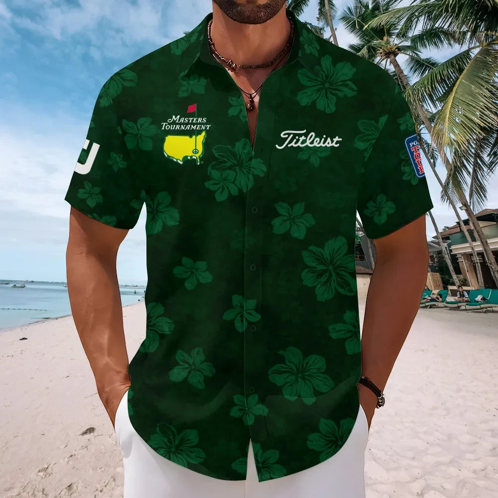 Masters Tournament Merch Augusta Golf Club Members Hawaiian Shirt Cool Golf Gifts For Dad
