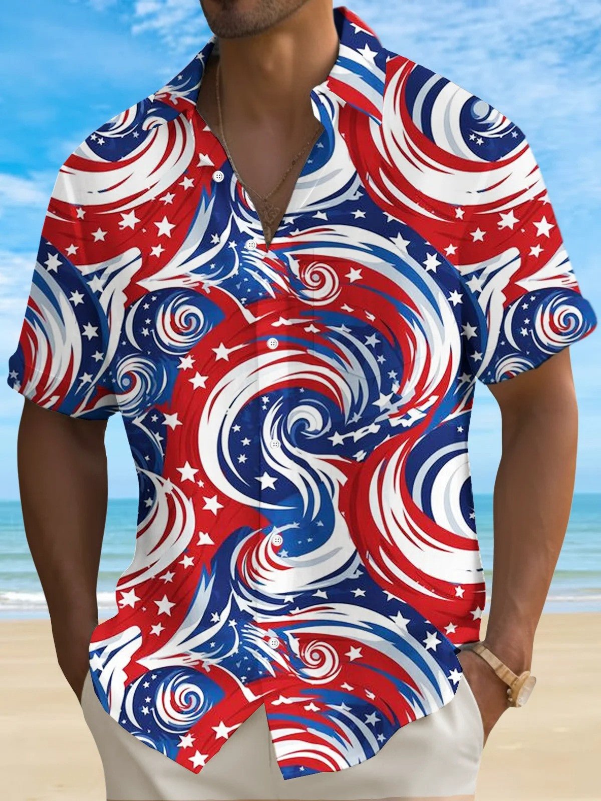 American Flag 4Th Of July Hawaiian Shirt 4Th Of July Attire Gifts For Independence Day