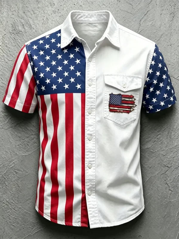 American Flag Hawaiian Shirt Best 4Th Of July Attire Independence Day Gift For Patriots