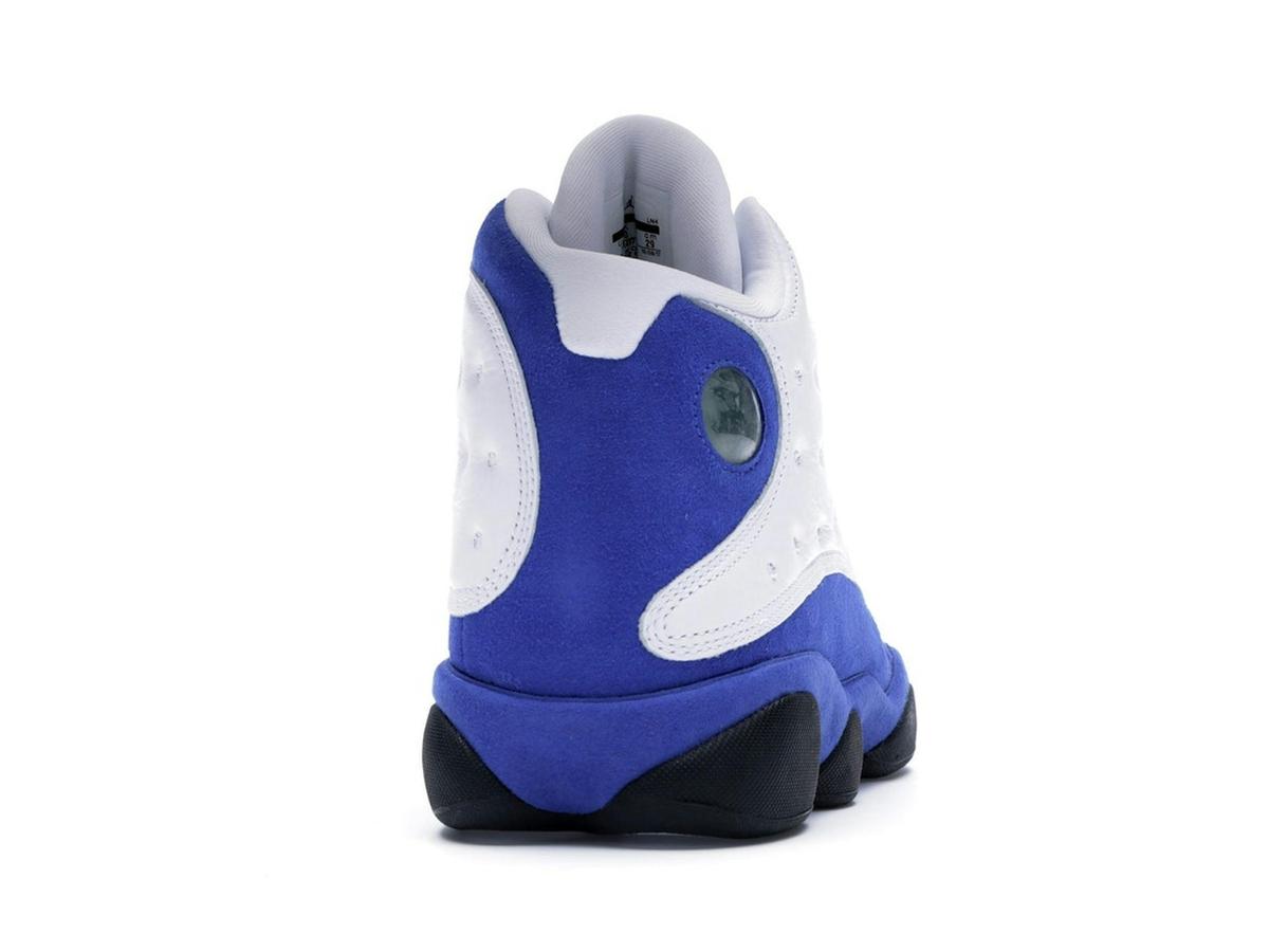 Jordan 13 Retro White Hyper Royal Black Sneakers 414571-117 - savito