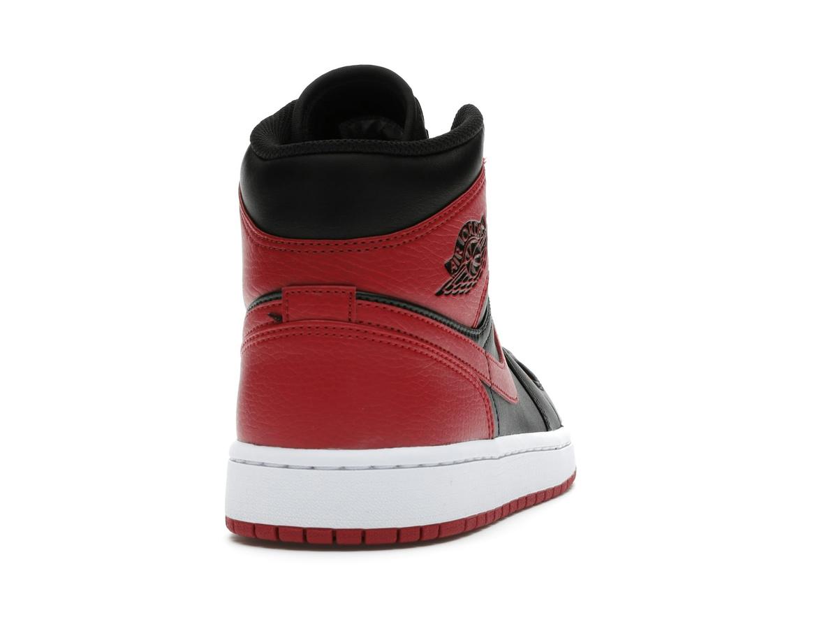 Jordan 1 Mid Banned (2020) Black University Red 554724-074 - savito