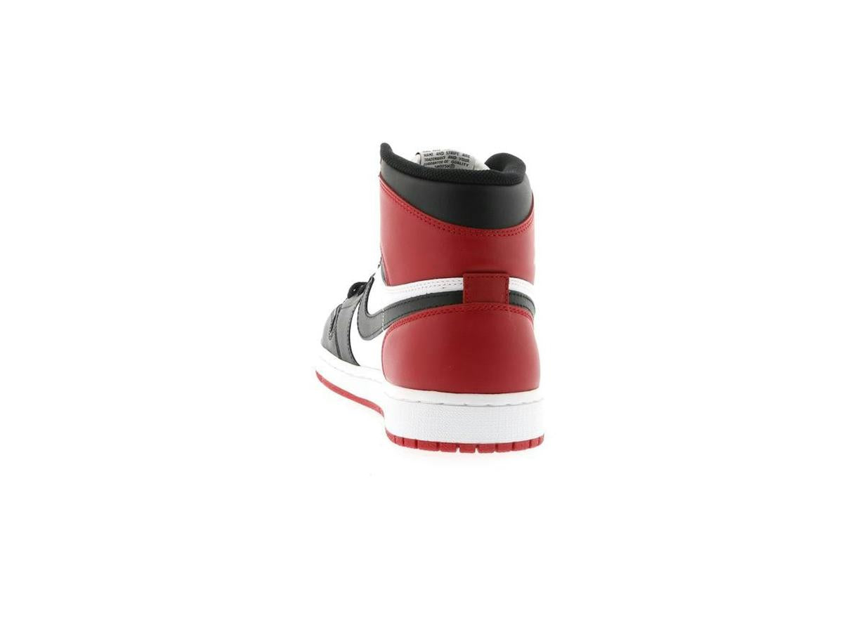 Air Jordan 1 Retro High OG Black Toe 2013 555088-184 White Black Gym Red - savito
