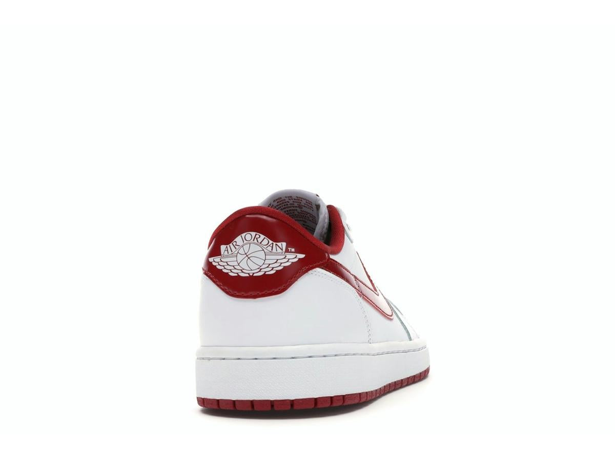 Nike Air Jordan 1 Retro Low White Varsity Red Sneakers 705329-101 - savito