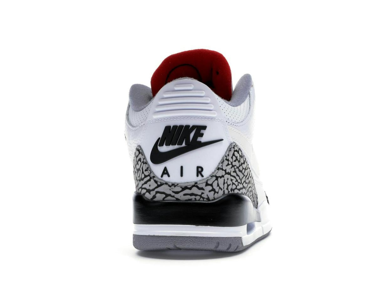 Jordan 3 Retro JTH Super Bowl White Fire Red Black AV6683-160 - savito