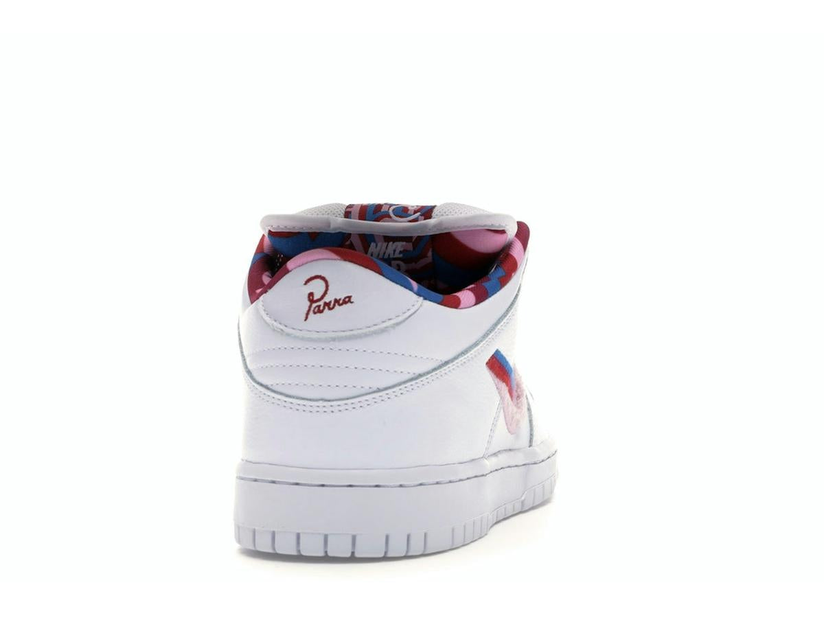 Nike SB Dunk Low Parra CN4504-100 White Red Pink - savito