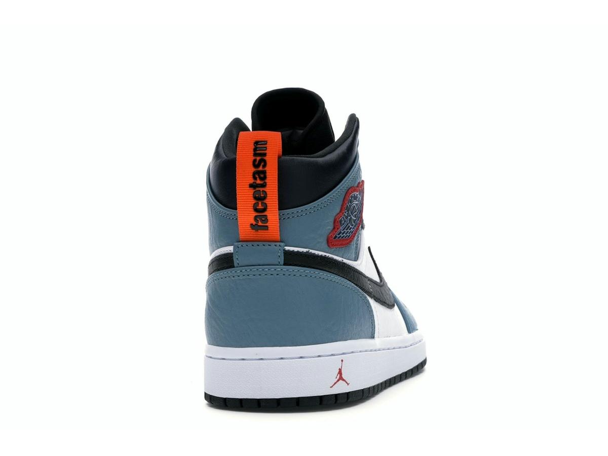 Jordan 1 Mid SE Fearless Facetasm White Black Teal Obsidian CU2802-100 - savito