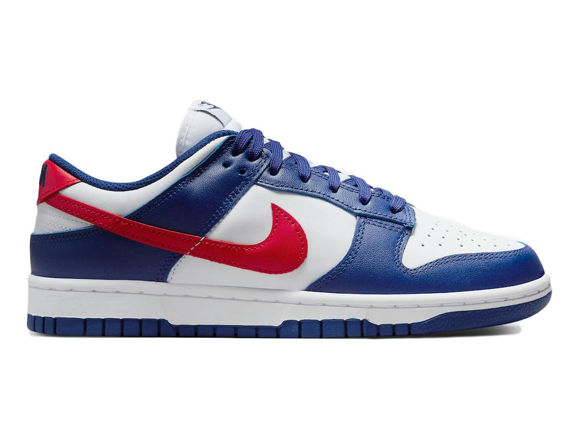 Nike Dunk Low USA Women DD1503-119 White Royal University Red - savito