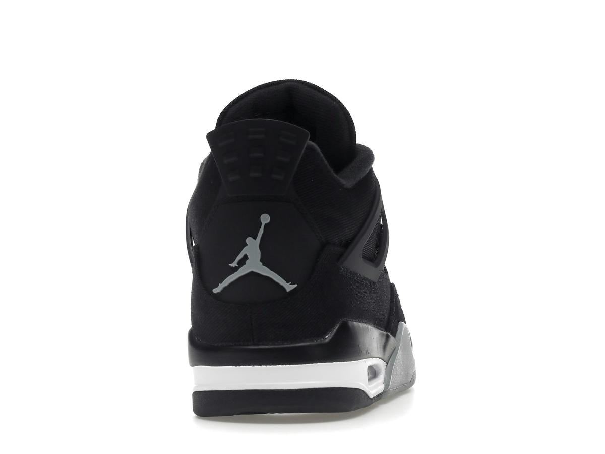 Air Jordan 4 Retro SE Black Canvas DH7138-006 Black Light Steel Grey Fire Red - savito