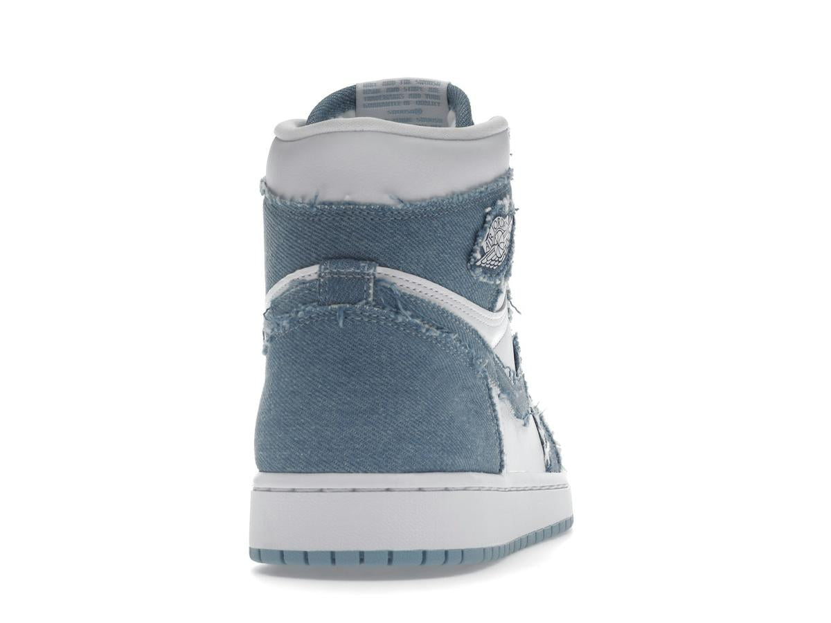 Jordan 1 Retro High OG Denim (Women's) White Worn Blue Metallic Gold DM9036-104 - savito