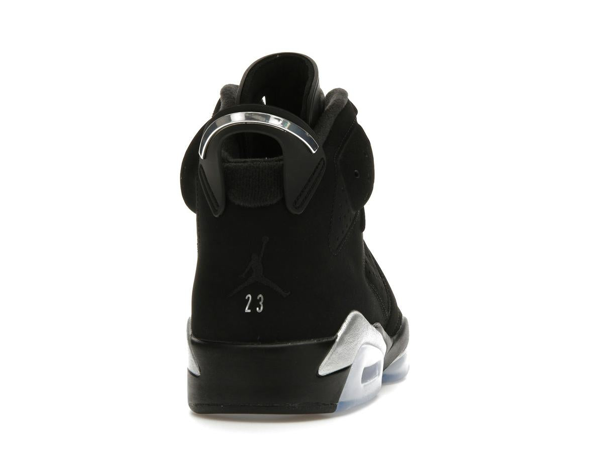 Jordan 6 Retro Chrome Black Metallic Silver DX2836-001 - savito