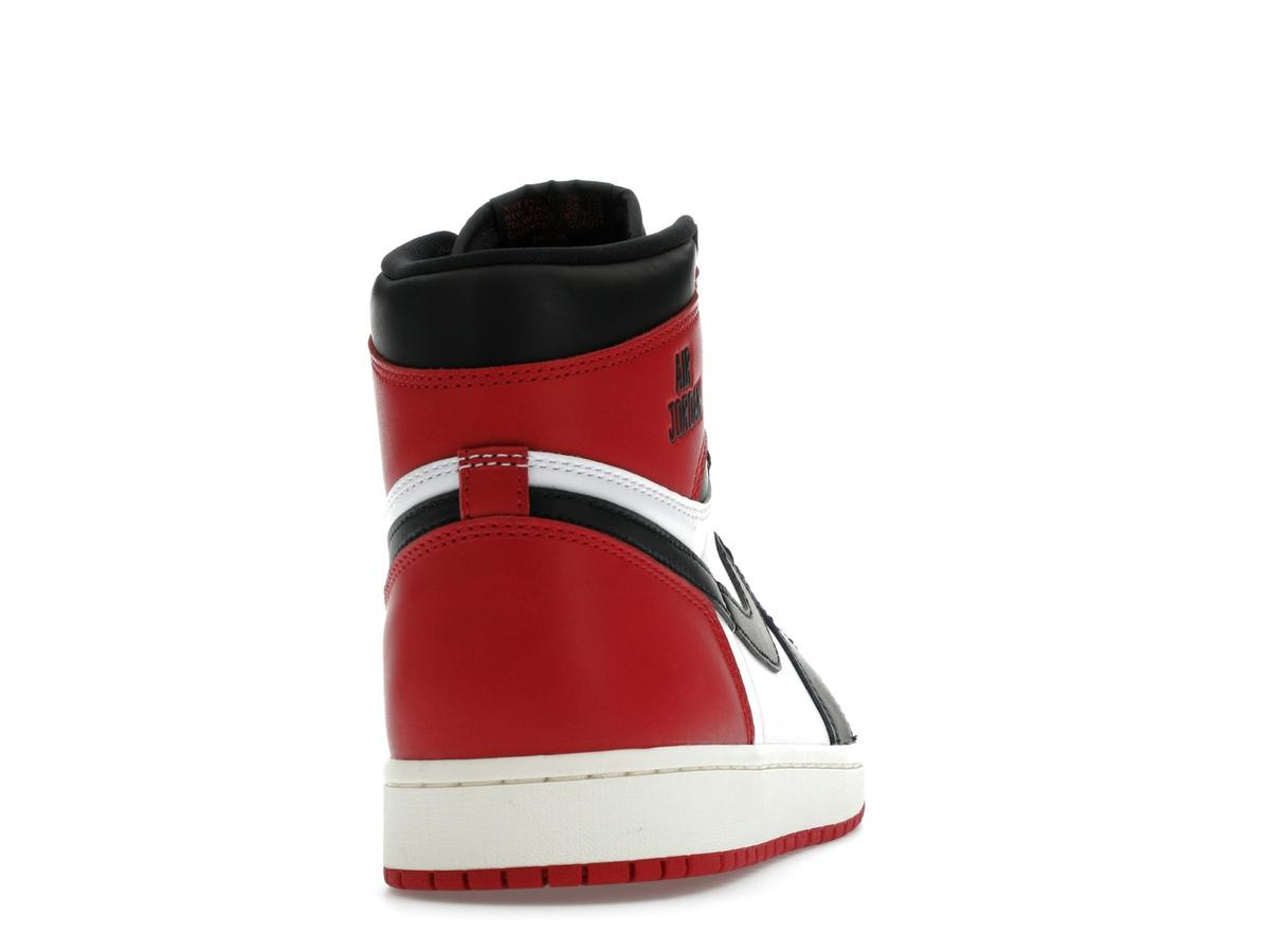 Jordan 1 Retro High OG Black Toe Reimagined Black Varsity Red White DZ5485-106 - savito