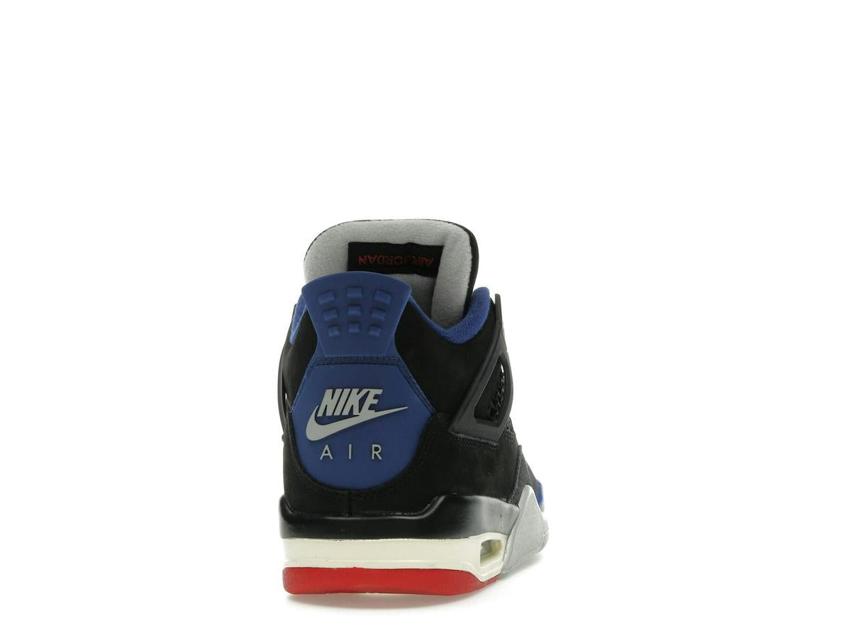 Jordan 4 Retro Rare Air (GS) Black Fire Red Deep Royal Blue IB4171-003 - savito