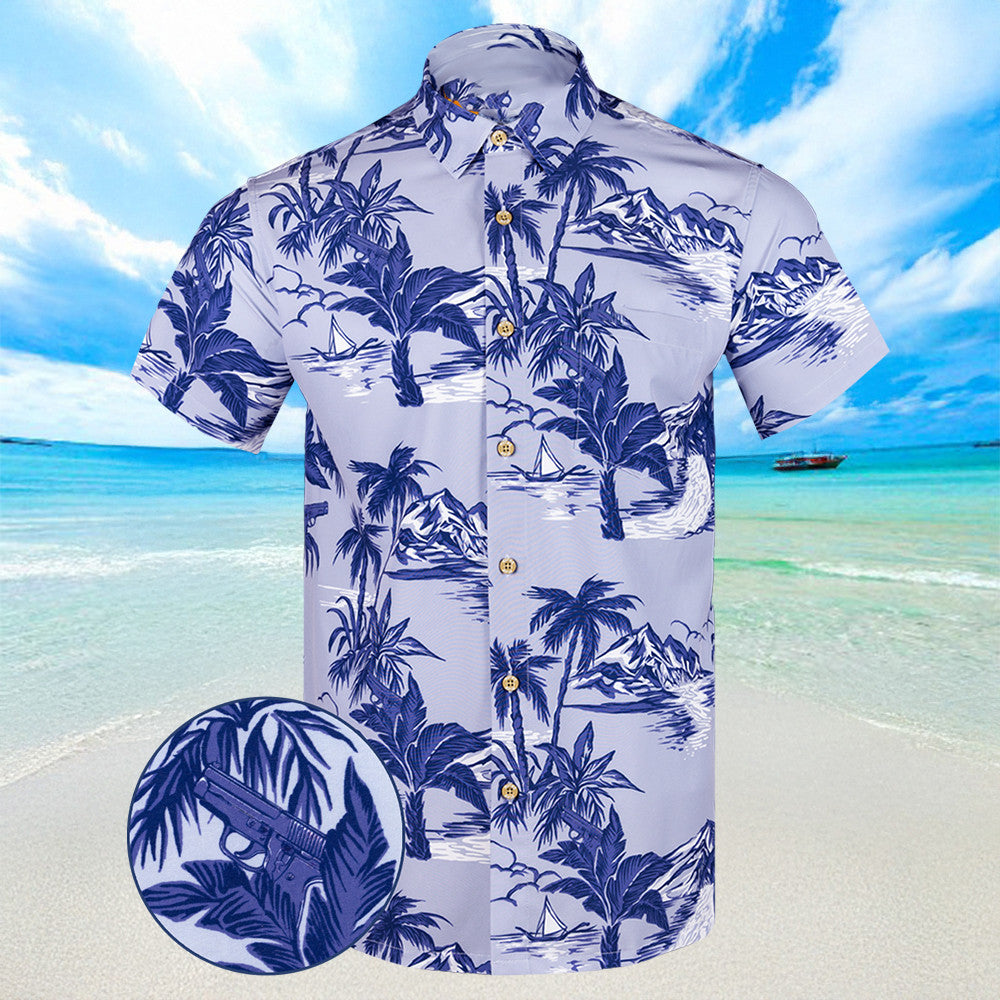Out Of Time Hawaiian Shirt Summer Short Sleeve Button Up Shirts Gifts For Him