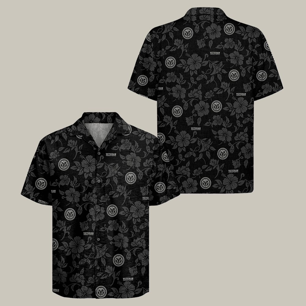 US Veteran Hawaiian Shirt Military Appreciation Patriotic Veteran Clothes Veteran Day Gift