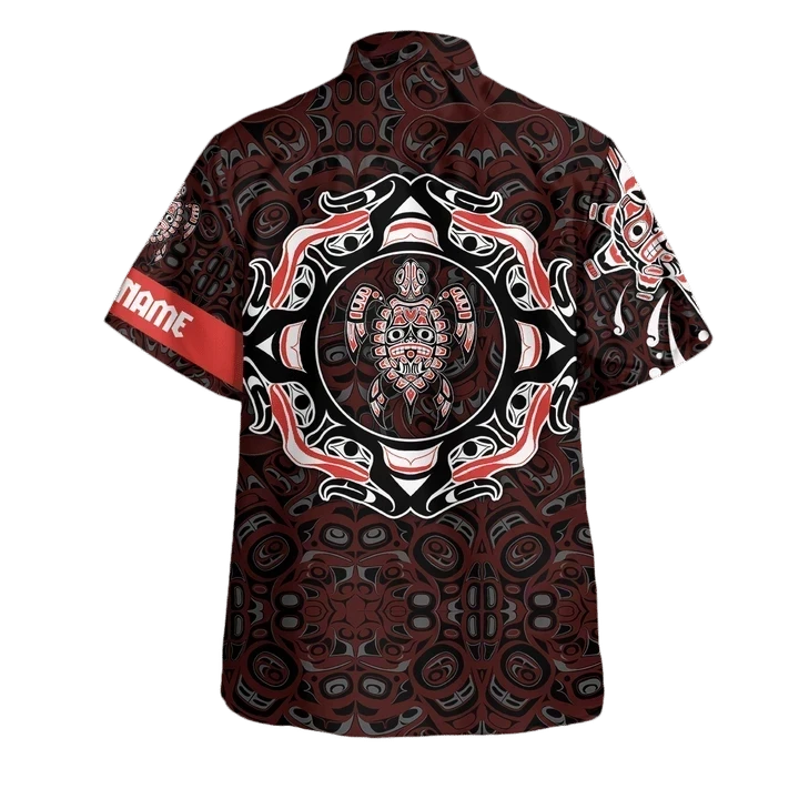 Personalized Spirit Turtle Northwest Pacific Hawaii Shirt Haida Art Animal Merch