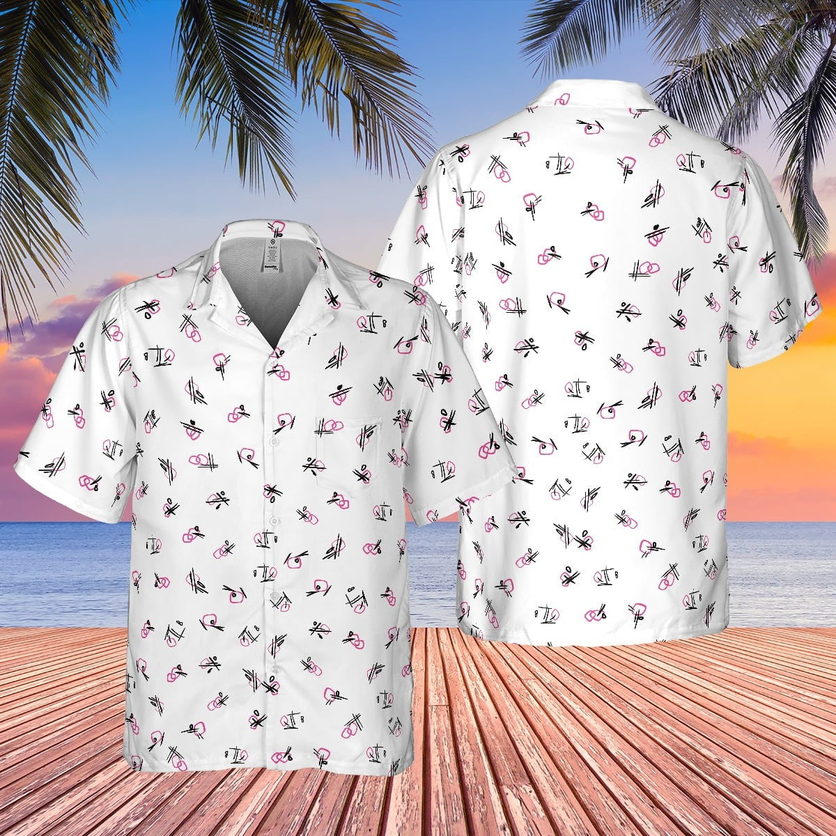Pink Tutu Hawaiian Shirt Jim Carrey Ace Ventura Pet Detective 1994 Aloha Shirt Fan Merch_