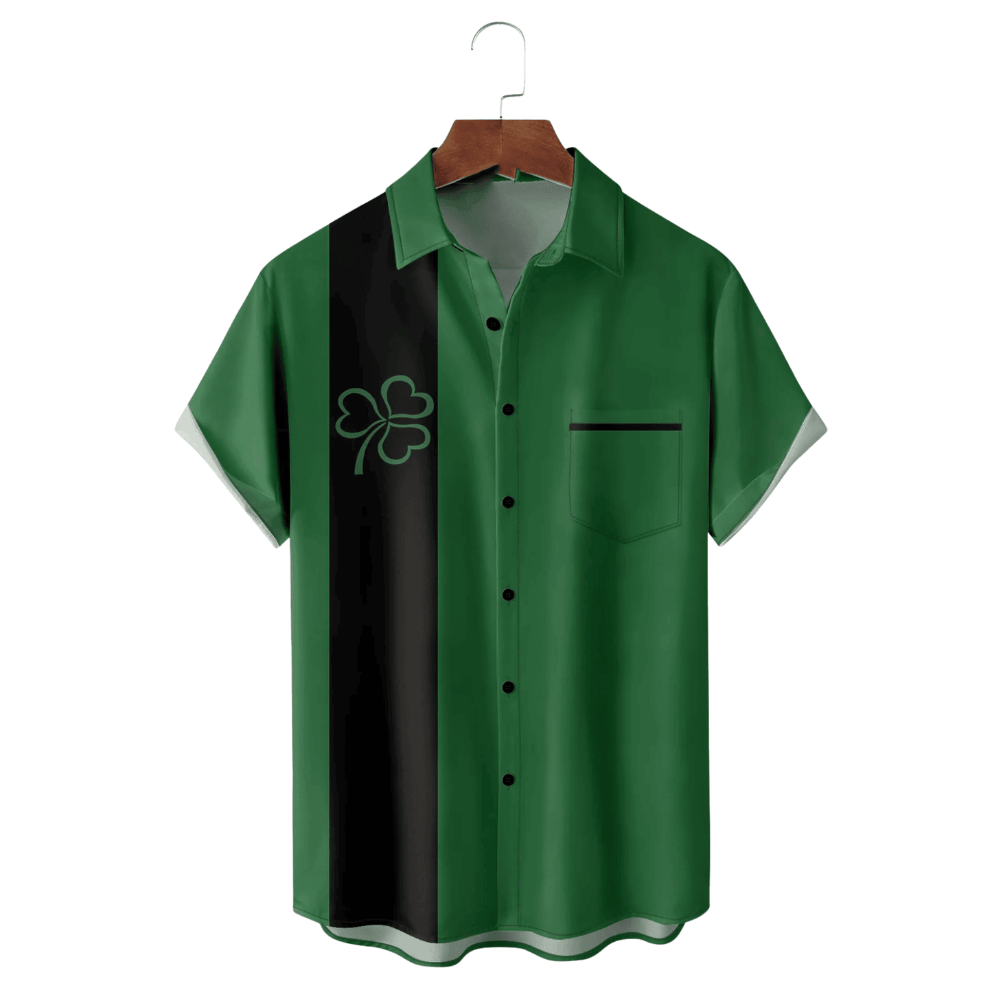 St Patrick's Day Lucky Clover Hawaiian Shirt St Patty's Day Apparel Gifts For Him Ireland