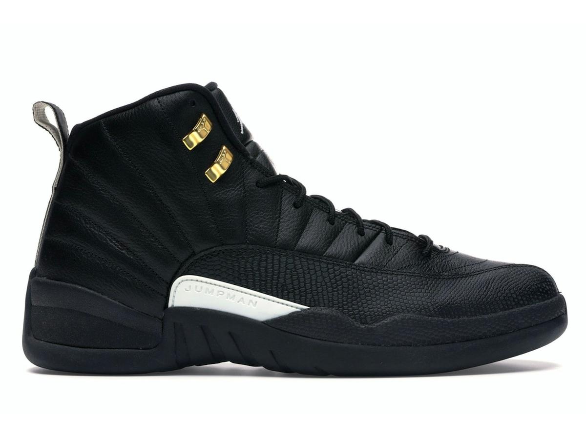 Jordan 12 Retro The Master 130690-013 Black Rattan White Metallic Gold - savito