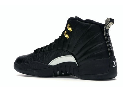 Jordan 12 Retro The Master 130690-013 Black Rattan White Metallic Gold - savito