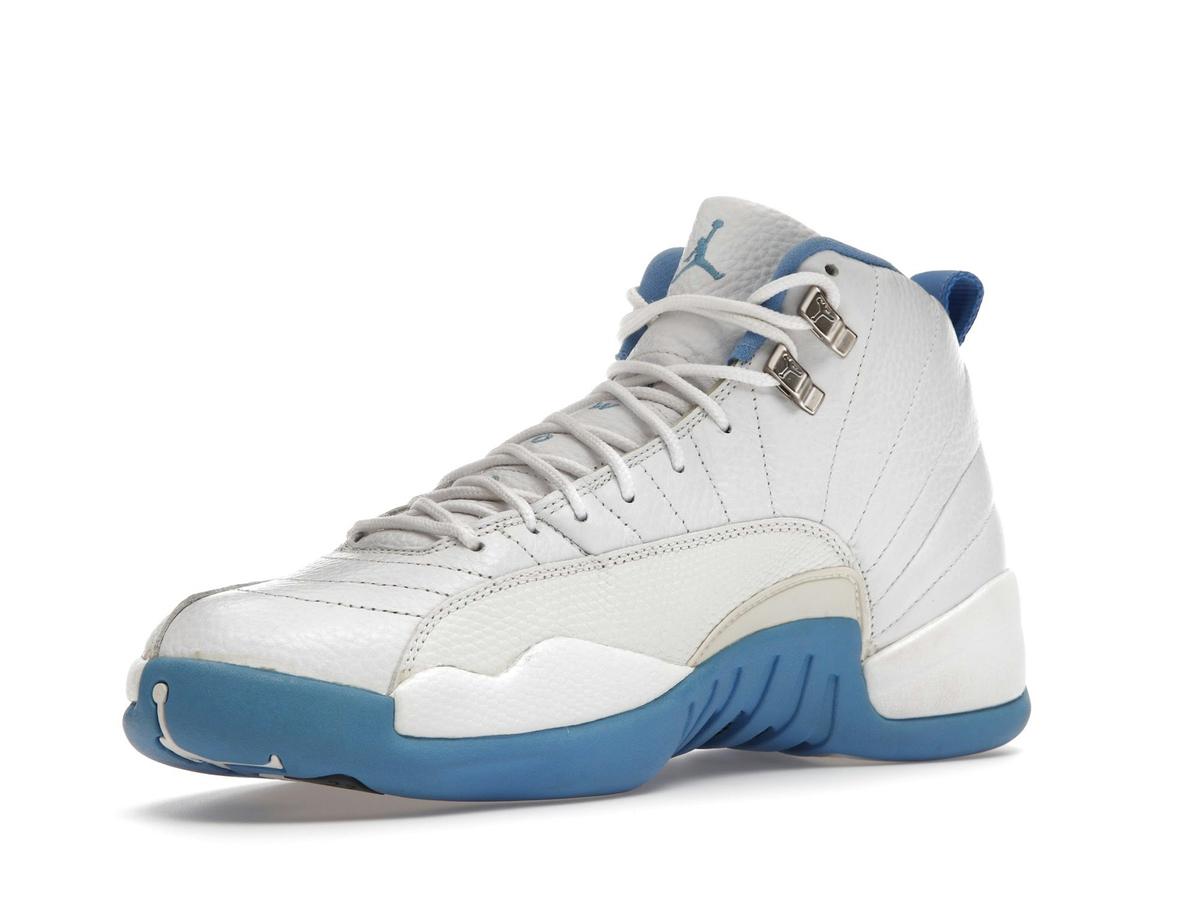 Jordan 12 Retro Melo White University Blue Metallic Silver 136001-142 - savito