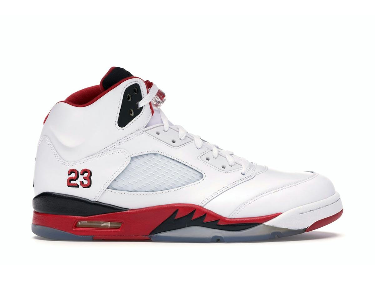 Jordan 5 Retro Fire Red Black Tongue 2013 136027-120 - savito