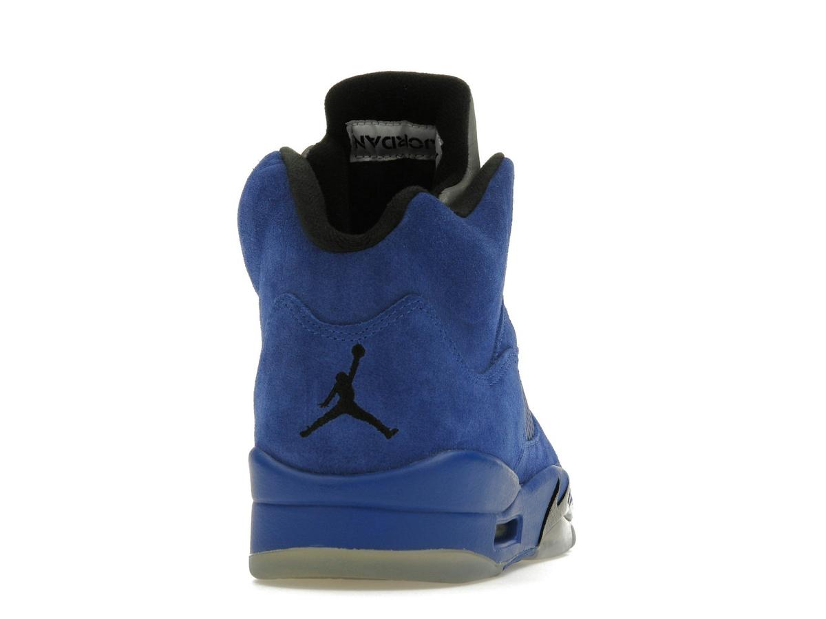 Jordan 5 Retro Blue Suede Game Royal Black 136027-401 - savito