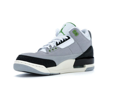 Jordan 3 Retro Chlorophyll Light Smoke Grey Sneakers 136064-006 - savito