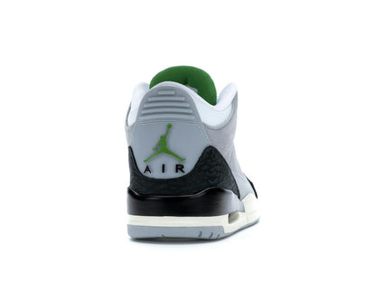 Jordan 3 Retro Chlorophyll Light Smoke Grey Sneakers 136064-006 - savito
