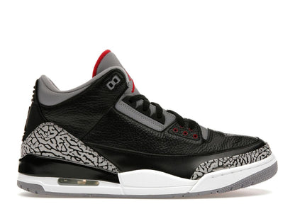 Jordan 3 Retro Black Cement (2011) Black Cement Grey White Varsity Red 136064-010 - savito