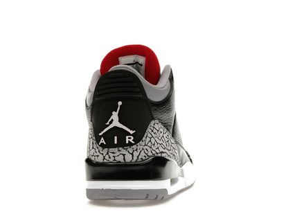 Jordan 3 Retro Black Cement (2011) Black Cement Grey White Varsity Red 136064-010 - savito