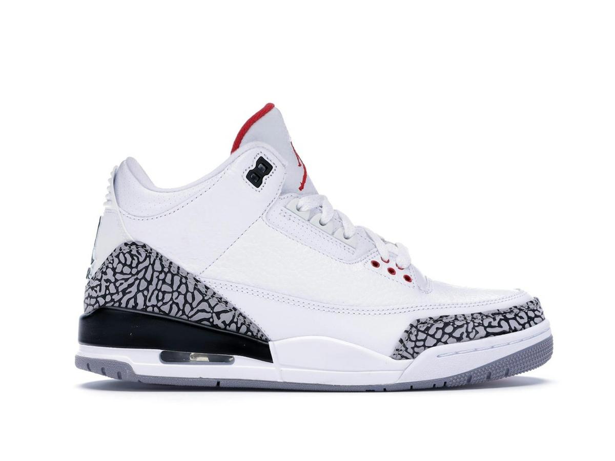 Jordan 3 Retro White Cement (2011) White Cement Grey Fire Red 136064-105 - savito