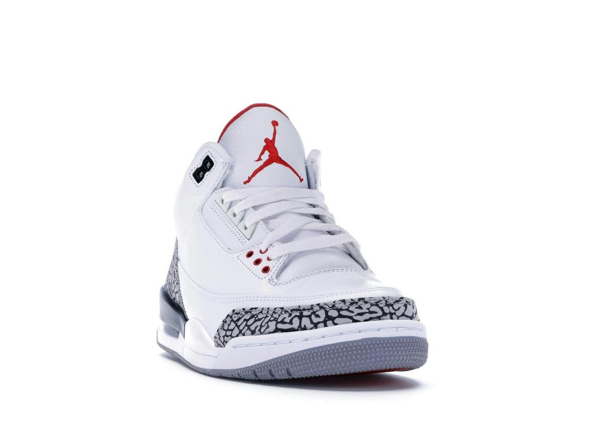 Jordan 3 Retro White Cement (2011) White Cement Grey Fire Red 136064-105 - savito