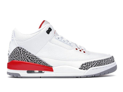 Jordan 3 Retro Hall of Fame White Fire Red Cement Grey Black 136064-116 - savito