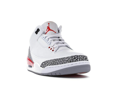 Jordan 3 Retro Hall of Fame White Fire Red Cement Grey Black 136064-116 - savito