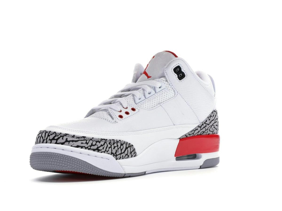 Jordan 3 Retro Hall of Fame White Fire Red Cement Grey Black 136064-116 - savito