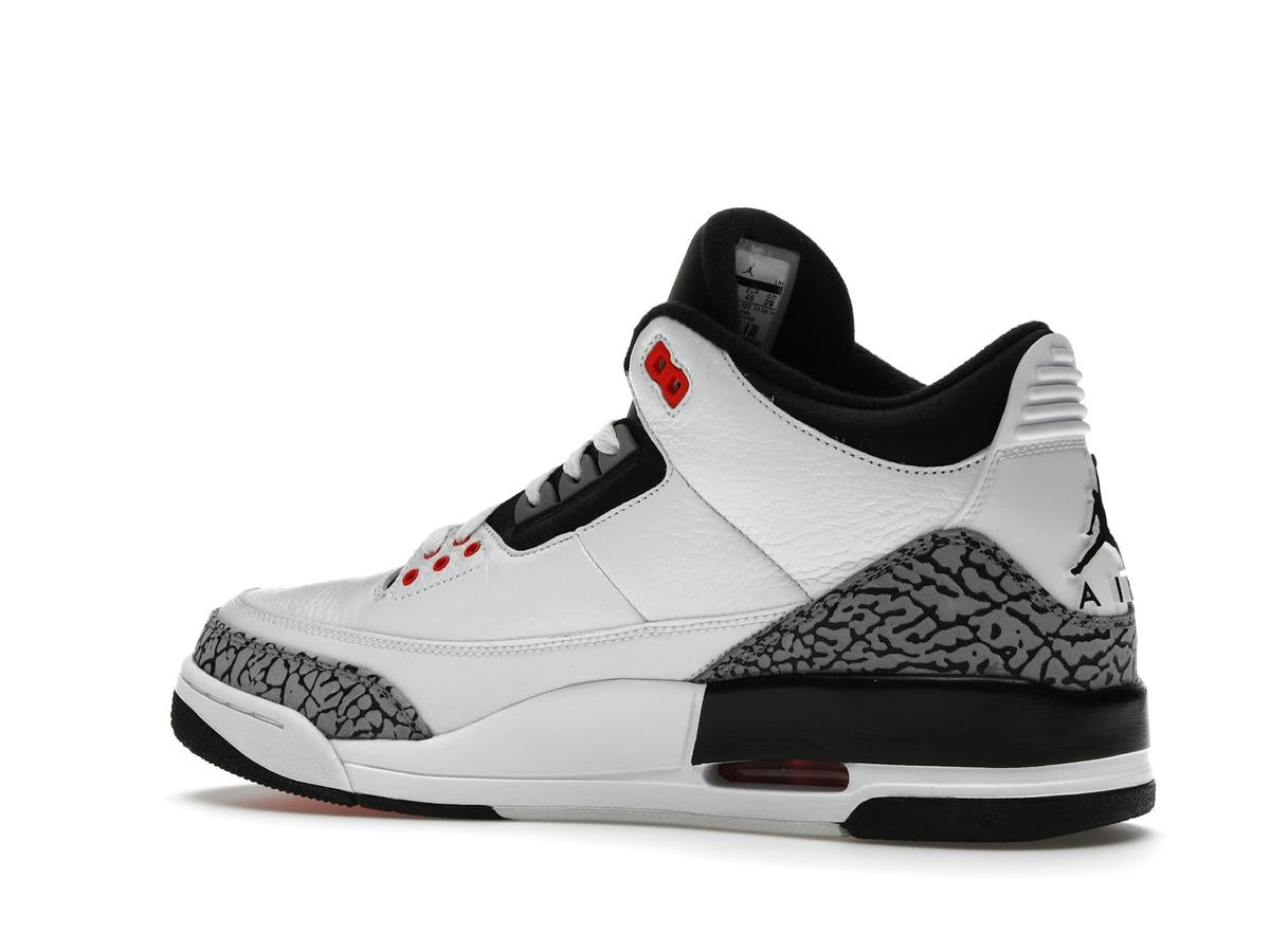 Air Jordan 3 Retro Infrared 23 White Black Cement Grey 136064-123 - savito