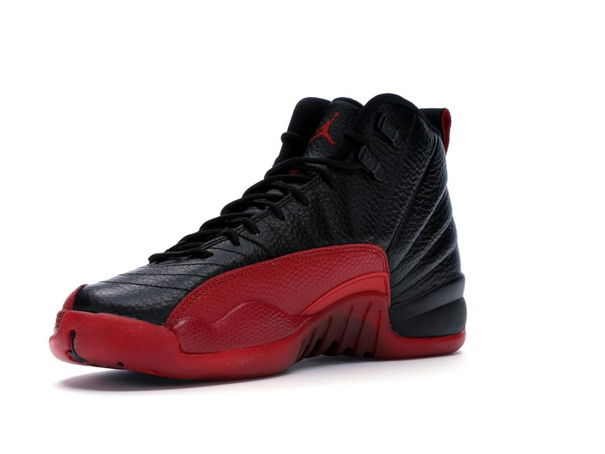 Jordan 12 Retro Flu Game 2016 GS Black Varsity Red 153265-002 - savito