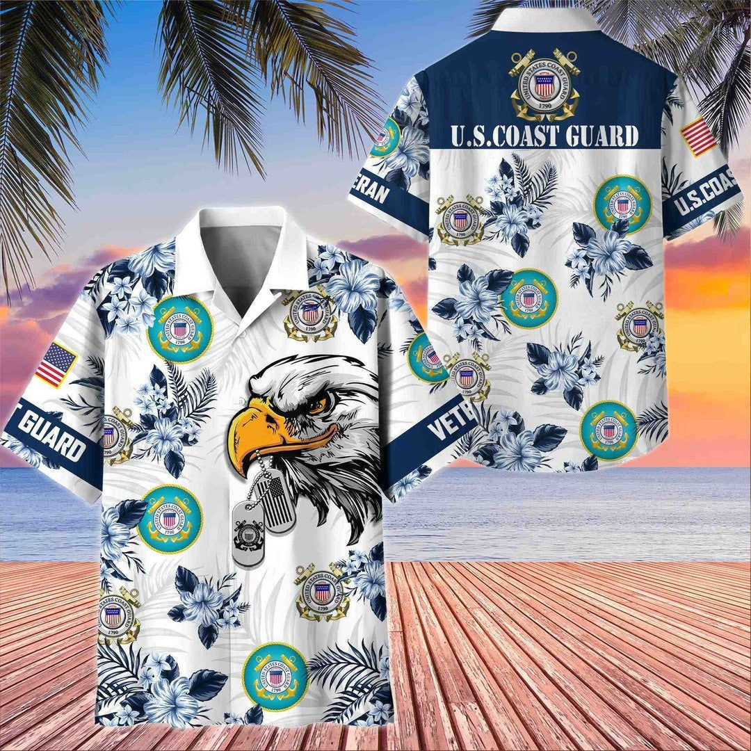US Army National Guard Veteran Hawaiian Shirt Ideal For Patriotic Holidays And Gifts