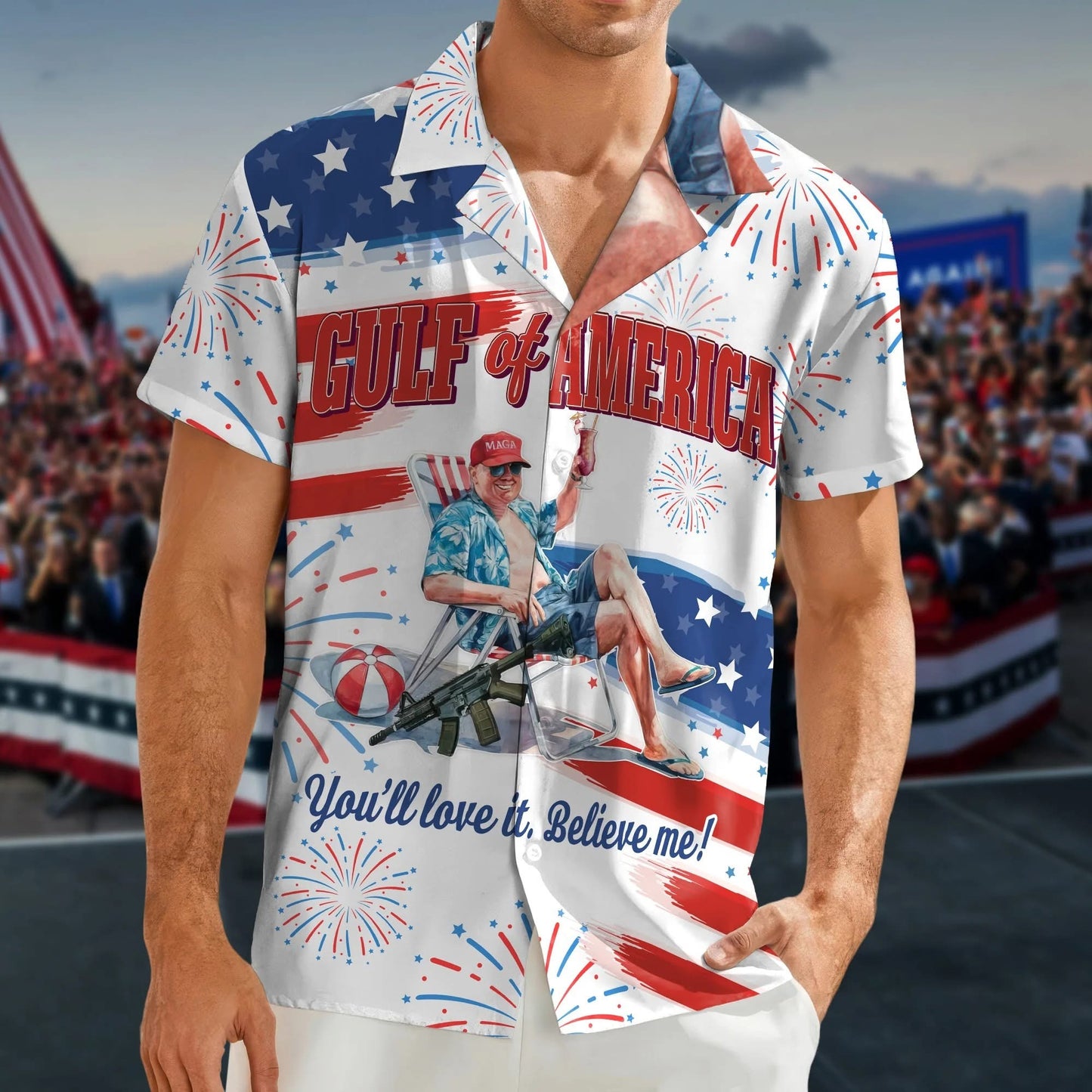 Gulf Of America Hawaii Shirt Trump You'll Love It Believe Me Shirt Gifts For Patriots