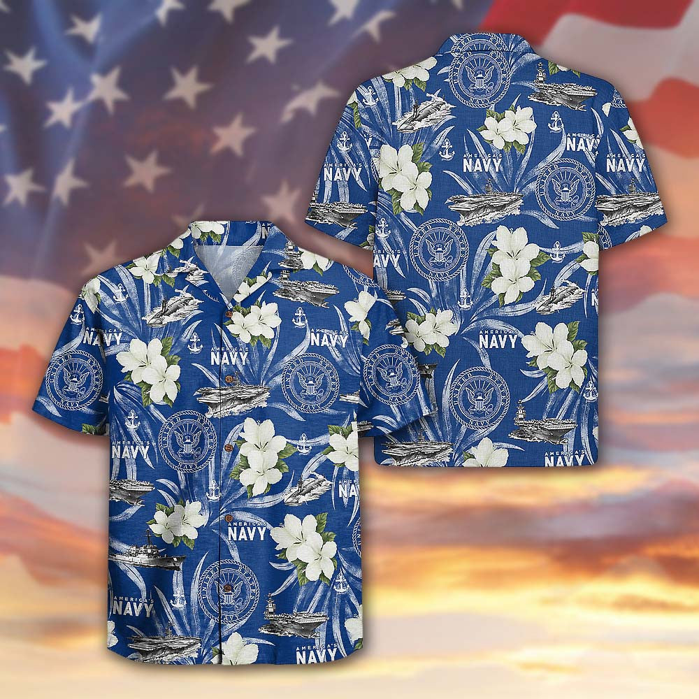 US Navy 250th Birthday Hawaiian Shirt 1775 2025 Navy Veteran Day Gift For Him
