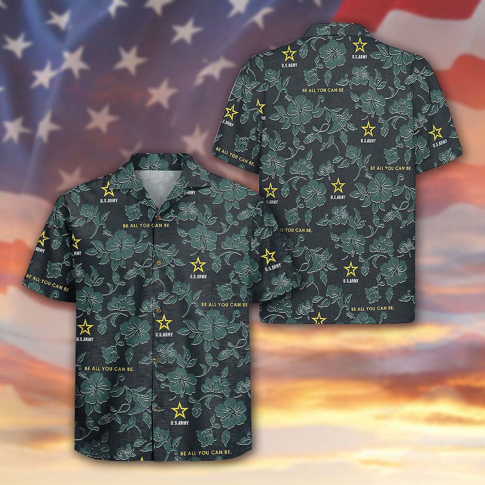 US Army 250th Years Hawaiian Shirt 1775 2025 Patriotic Army Veteran Gift For Him