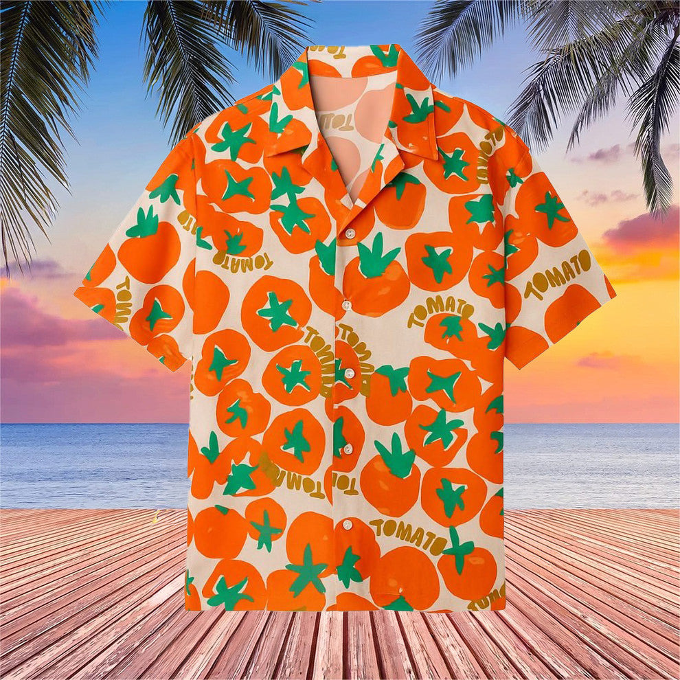 Noel Fielding Tomato Hawaiian Shirt Great British Bake Off Noel Fielding Tomato Shirt