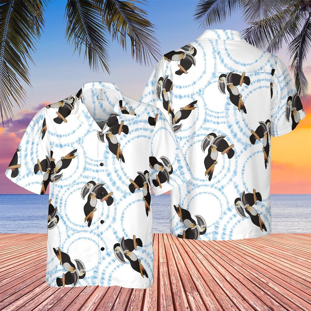 Tyler Durden Toucan Bird Hawaiian Shirt Tyler Durden Aloha Shirt Fan Merch Gift Ideas