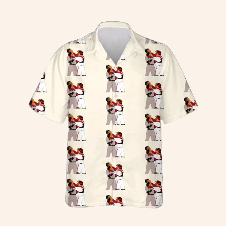 Jason Varitek Alex Rodriguez Brawl Hawaiian Shirt Funny Meme Aloha Shirt Fan Merch