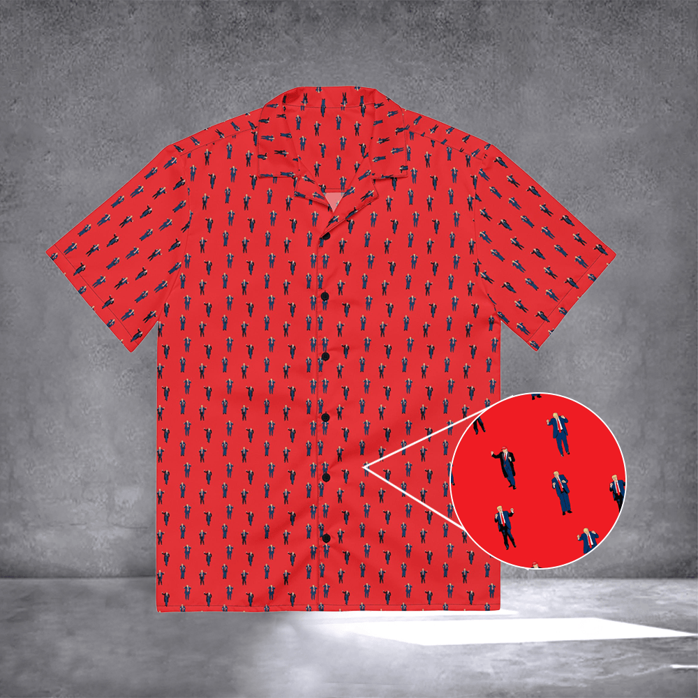 Donald Trump Dancing Hawaiian Shirt Hilarious President Dancing Shirt Gifts For MAGA Support