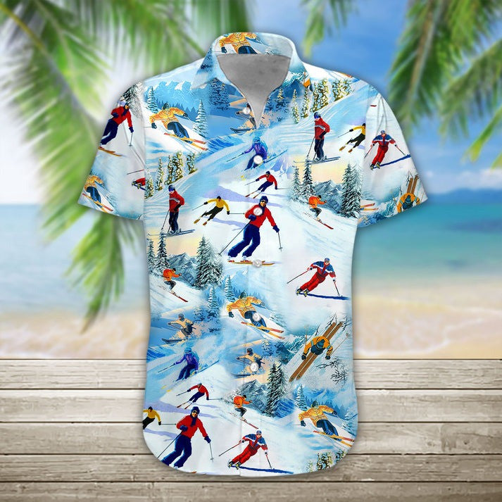 Skull Hawaiian Shirt Mens Gothic Button Up Shirt Gift Ideas For Skull Lovers