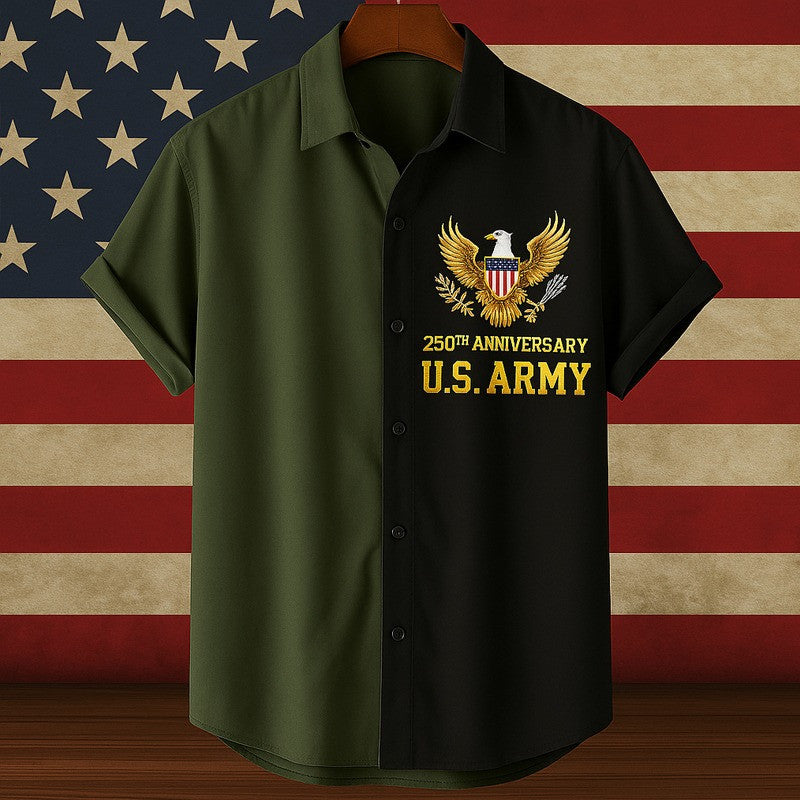 Eagle U.S Army 250th Anniversary Hawaiian Shirt Veterans Day 2025 Gift Ideas For Husband