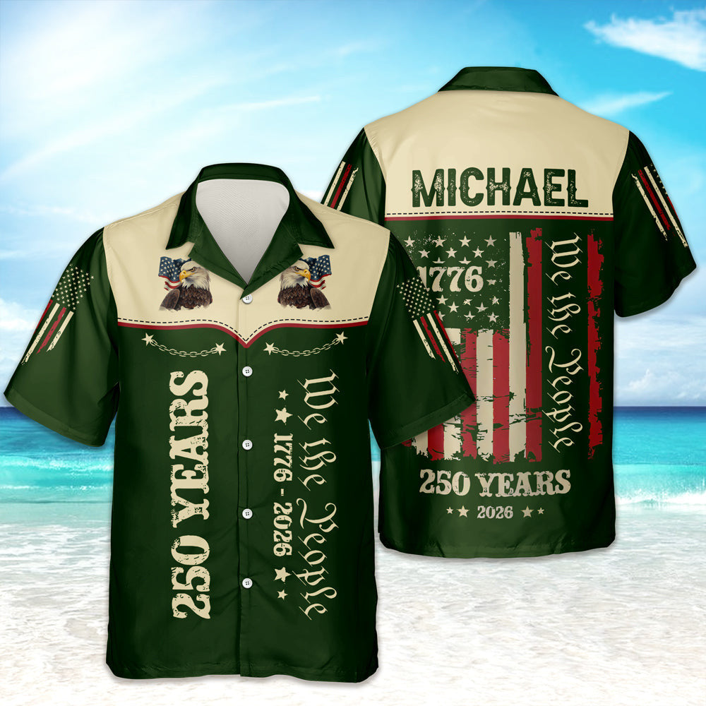 Eagle 250th America Anniversary Hawaii Shirt We The People 1776 2026 Shirt